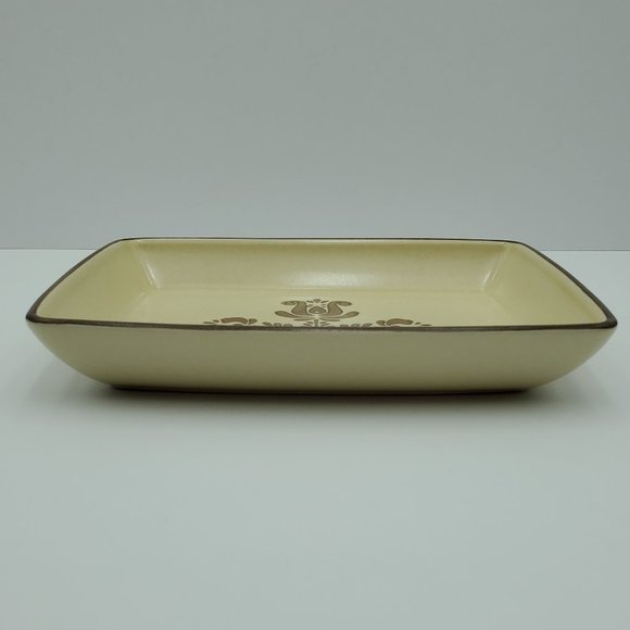 Pfaltzgraff Village Rectangular Tray Appetizer Plate Relish Serving Dish - Picture 3 of 5